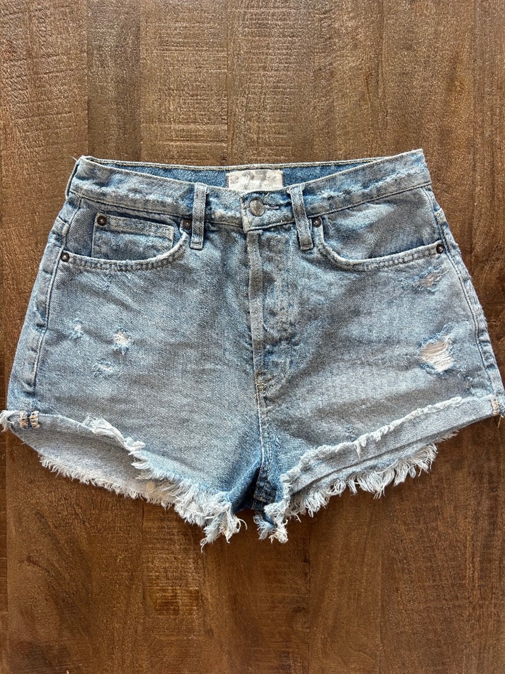 We The Free 27 denim shorts